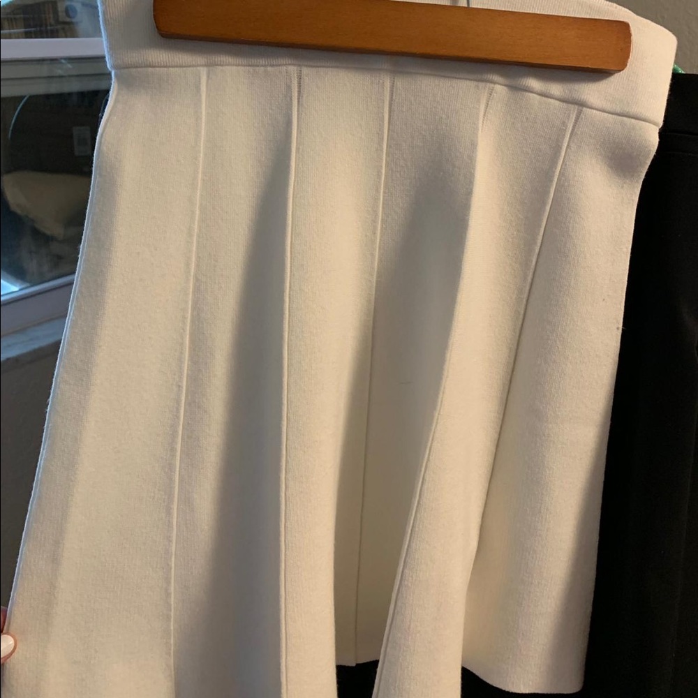 Cream skirt